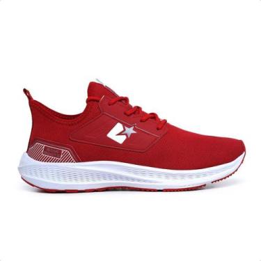 Imagem de Tênis Star Boots Impulse Conforto e Performance, Vermelho, Branco, 36