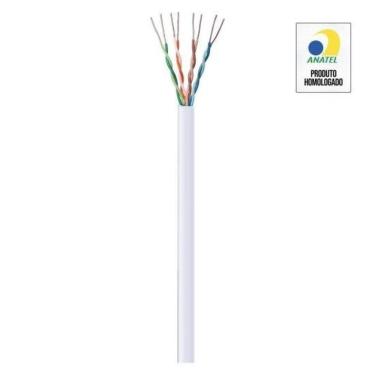 Imagem de Cabo Rede Cat5e Fortrek Fk500c Cmx Branco - Cx -305