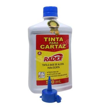 Imagem de Tinta Para Cartaz Radex Carty Pdvmais 500ml (azul)