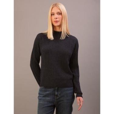 Imagem de Suéter Calvin Klein  Manga Longa Gola Johnny Com Lã-Feminino