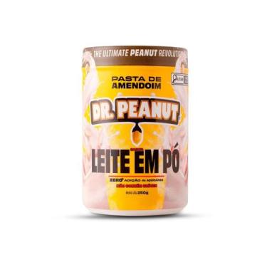 Imagem de Dr Peanut Pasta de amendoim 250g Zero Açucar Leite em Pó