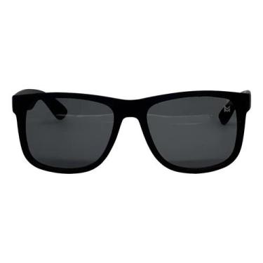 Imagem de Óculos De Sol Masculino Quadrado com Proteção Uv400 Preto + - Congratu