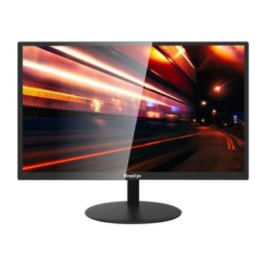 Imagem de Monitor LED 19 polegadas BrazilPC Widescreen Preto, HDMI, VGA, Pronto 