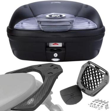 Imagem de Baú Givi  45 L Fumê + Bagageiro Fazer Fz15 23+ Scam Spto695 - Givi_e_S