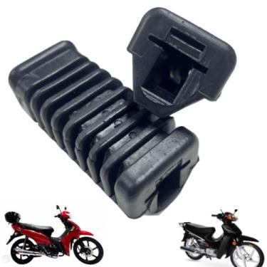 Imagem de Par Borracha Estribo Pedaleira Shineray Jet 125 Phoenix Gold 50 Shiner