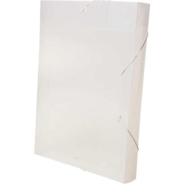 Imagem de Pasta ABA Elastica Plastica Oficio 55MM Cristal Delloline PCT.C/10