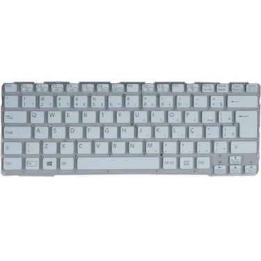 Imagem de Teclado para Notebook Sony Vaio SVE14A27cgh - BestBattery, Branco