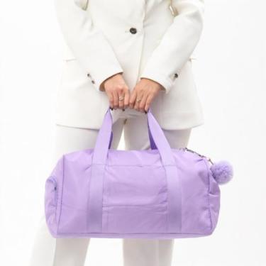 Imagem de Bolsa Esportiva Fitness Academia Feminina Impermeável Com Alça Ajustáv