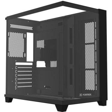 Imagem de Gabinete gamer full tower sem fan sem fonte clarity fortrek preto 8694