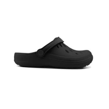 Imagem de Sandália Boa Onda Easy 2402 Chinelo Clog Babuche Conforto, Preto, 38