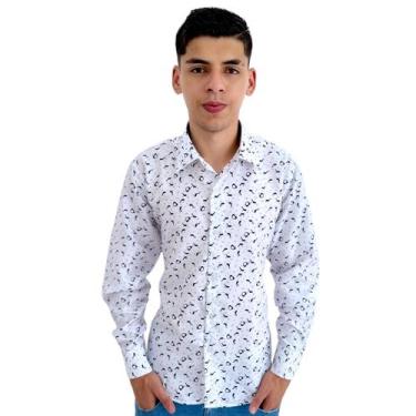 Imagem de Camisa Masculina Social Casamento Festa Balada Trabalho - ANJ MODAS, B