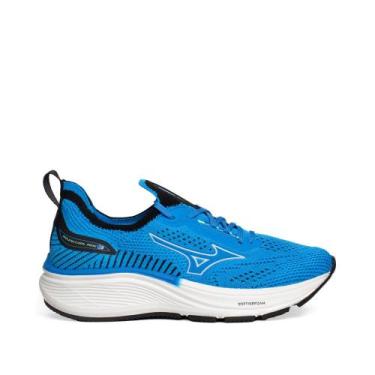 Imagem de Tênis Infantil Mizuno Cool Ride 3 Junior Azul Royal/Preto, Azul royal,