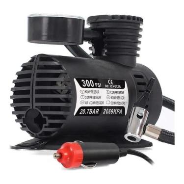 Imagem de Mini Compressor De Ar 12v 300 Psi Automotivo Pneu Carro Moto - briwax
