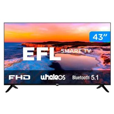 Imagem de Smart tv efl dled 43 polegadas bivolt full hd e sistema android, 43"