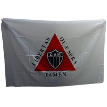 Imagem de Bandeira Atlético Mineiro 1,00m x 1,50m Poliester - Própria, 3