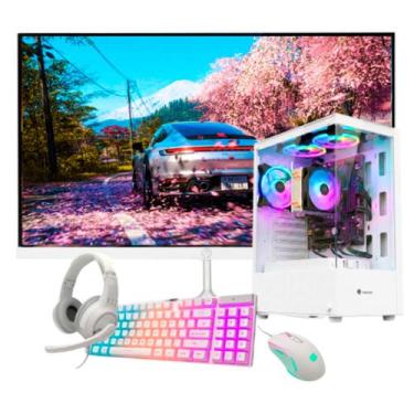 Imagem de Pc Gamer Ryzen 5 2400g 32gb Ssd 1tb Monitor 23 Combo Gamer e Gabinete 