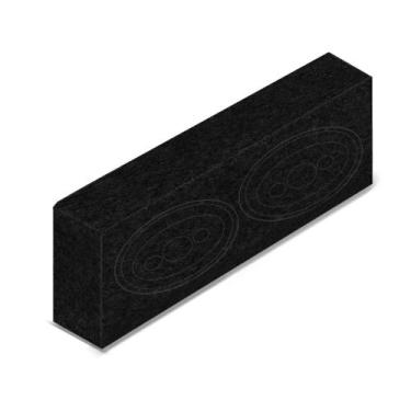 Imagem de Caixa de Som Automotiva para Alto Falante 6x9 Horizon Slim Carpete Pre