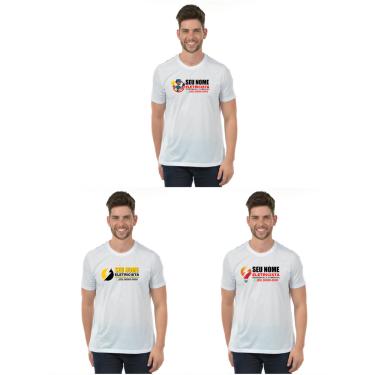 Imagem de Kit 10 Camisetas Profissões Estampada Frente