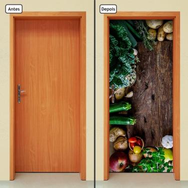 Imagem de Adesivo Decorativo de Porta - Verduras - Alimentos - 793cnpt