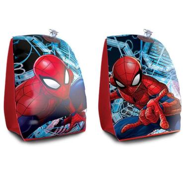 Imagem de Boia De Braço Inflável Marvel Spider Man E Homem Aranha 25X15Cm Etitoys Dyin-005