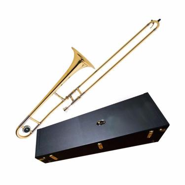 Imagem de Trombone de Vara em ib laqueado com estojo tv600 eagle