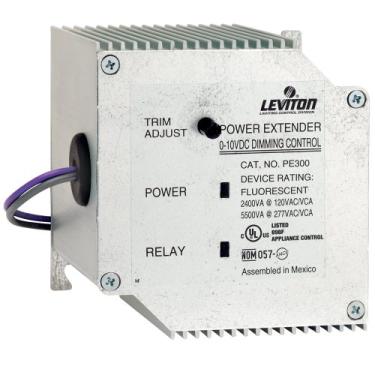 Imagem de Leviton Extensor de energia PE300-D0W controle de lastro 0-10VCC