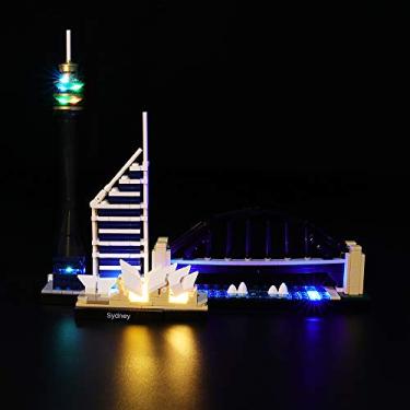 Imagem de BRIKSMAX Led Lighting Kit for Architecture Sydney Skyline -Compatible with Lego 21032 Building Blocks Model- Not Include The Lego Set
