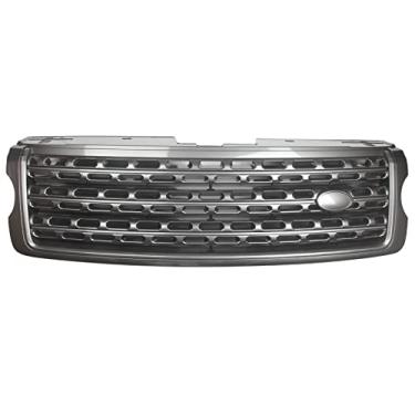 Imagem de FINMOKAL Adequado Para Land Rover Range Rover Vogue L405 Grelha Superior Do Pára-Choques Dianteiro 2013-2017 Abs Cinza