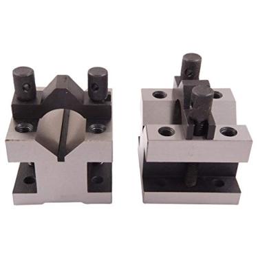 Imagem de HHIP 3402-0002, 2-3/8 L X 2-3/8 W X 2 H Precision V-Block & CLAMP Set
