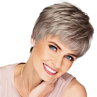 Imagem de Peruca Raquel Welch Winner Short Pixie Wig, R119G Gradiente Smokeby Hair u Wear Gradient Smoke