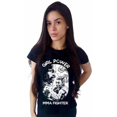 Imagem de Camisa Camiseta Feminina Baby Look Luta Mma Muay Thai Judo - Adquirido