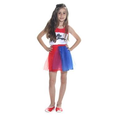 Imagem de Sulamericana Fantasias Pop, Crianças, Vermelha/Azul, P
