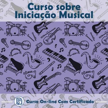 Imagem de Curso online em videoaula sobre Iniciação Musical com Certificado + 2 brindes