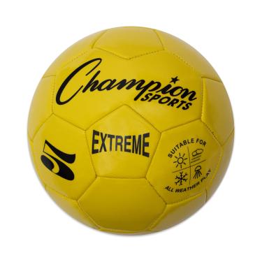 Imagem de Champion Sports Bola de futebol Extreme Series tamanho 5 - Bolas de chute padrão universitárias, profissionais e da liga - para todos os climas, toque suave, retenção máxima de ar - para adultos,