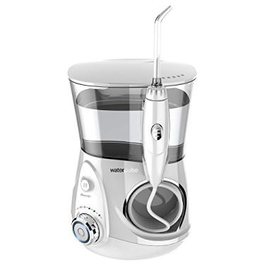 Imagem de Irrigador Oral Fio Dental Waterpulse V660 Branco com Massagem - Bivolt Limpeza profunda dentes combate gengivite 10 níveis pressão Potente - Topseller