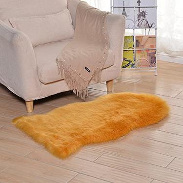 Imagem de Tapete moderno interno de pele desgrenhada, tapetes de luxo macios e fofos para quarto, carpete felpudo e sedoso de pelúcia, antiderrapante Tapete felpudo, piso felpudo, para crianças, meninos, meninas, quarto, tapetes