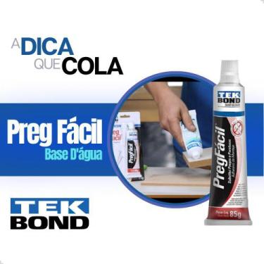Imagem de Preg Fácil 85G Tekbond - Cola Vidro, Metal, Madeira E Etc