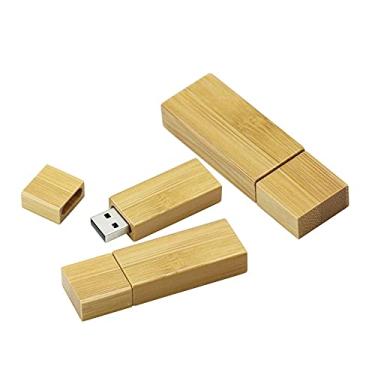 Imagem de Pen Drive USB de madeira de 32 GB, unidades USB cartão de memória, pen drives USB 2.0, pen drive, armazenamento de data, pendrive, armazenamento externo PenDrive (carbonizado)