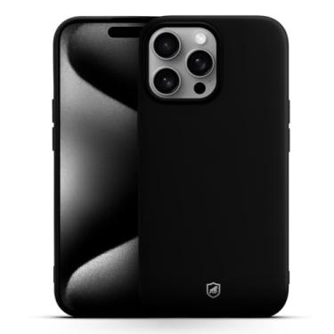 Imagem de Gshield Capa Case Capinha Silicon Cloud para (Preta, iPhone 15 Pro)