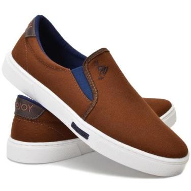 Imagem de Tênis Slip On Masculino Polo Joy Lona Confortável