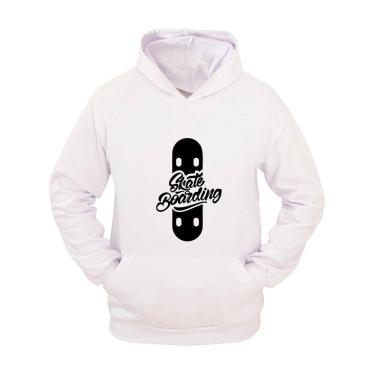Imagem de Moletom Masculino Canguru Flanelado Skate Boarding Estampado