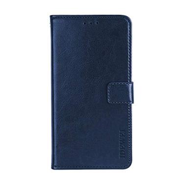 Imagem de Capa para Samsung Galaxy J7 2018, capa flip de couro PU de para Samsung Galaxy J7 2018, capa de proteção de telefone estilo empresarial, capa com [compartimentos para dinheiro e cartão]