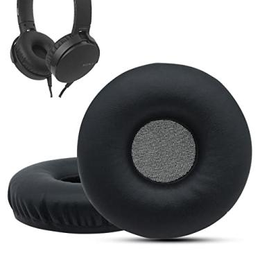 Imagem de Replacement Ear Pads for Sony MDR-XB550AP MDR-XB450AP MDR-XB450 Extra Bass On-Ear Headphones, Memory Foam Soft Leather Replacement Ear Cushions by Krone Kalpasmos