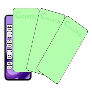 Imagem de 03x Películas Ceramica Clear HD 9D Para Motorola Edge 30 Neo