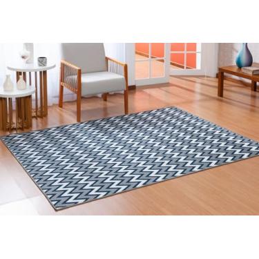 Imagem de Tapete Pratik 1,50 X 2,00 Escritório Moderno Antiderrapante (CHEVRON MINERIO)