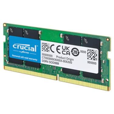 Imagem de Crucial Memória de laptop RAM 32GB DDR4 3200MHz CL22 (ou 2933MHz ou 2666MHz) CT32G4SFD832A
