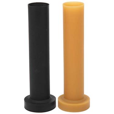 Imagem de VGEBY Golf Tees, 2Pcs Rubber Golf Tees Golfing Trainer Aid Tee Holder Driving Range Black Yellow Golf Supplies