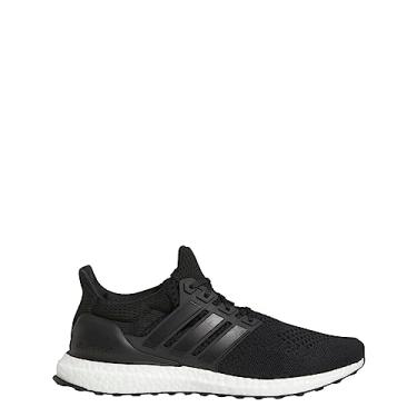 Imagem de adidas Ultraboost 1.0 Tênis de corrida masculino, preto/branco/verde feixe, tamanho 42, Preto/Preto/Verde Feixe, 45