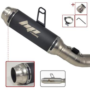 Imagem de Ponteira Esportiva CB 300 CB300R Escapamento HP3 - HP Racing, Preto, D