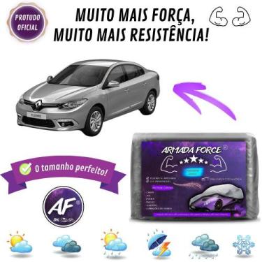 Imagem de Capa De Cobrir Carro Fluence Sem Forro Impermeável Armada Force - Arma
